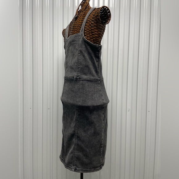 Acid Wash Cat & Jack Black Dungarees-overalls Dress size XXL 16/18 - Picture 9 of 13